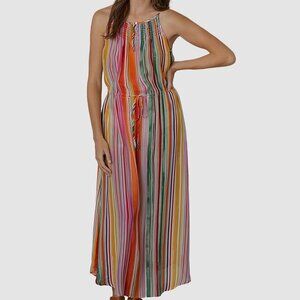 Velvet by Graham & Spencer Striped Maxi Dress M